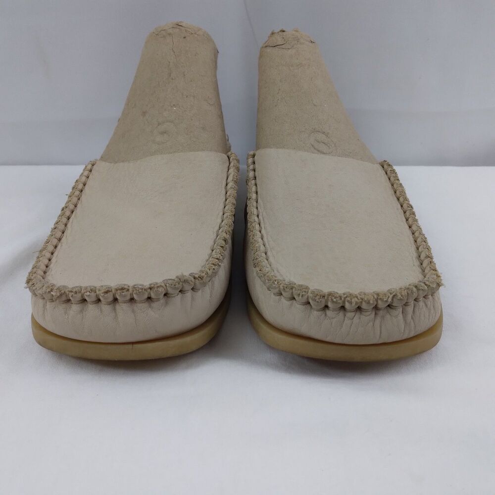 Soul Of Africa Leather Slide Mules Shoes Boho Minimalist Women's Size 37 US 6.5 - Picture 4 of 7
